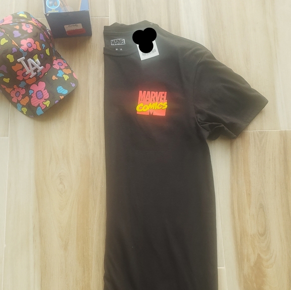 Vintage MARVEL POSTER T-Shirt Short Sleeve - Picture 3 of 7